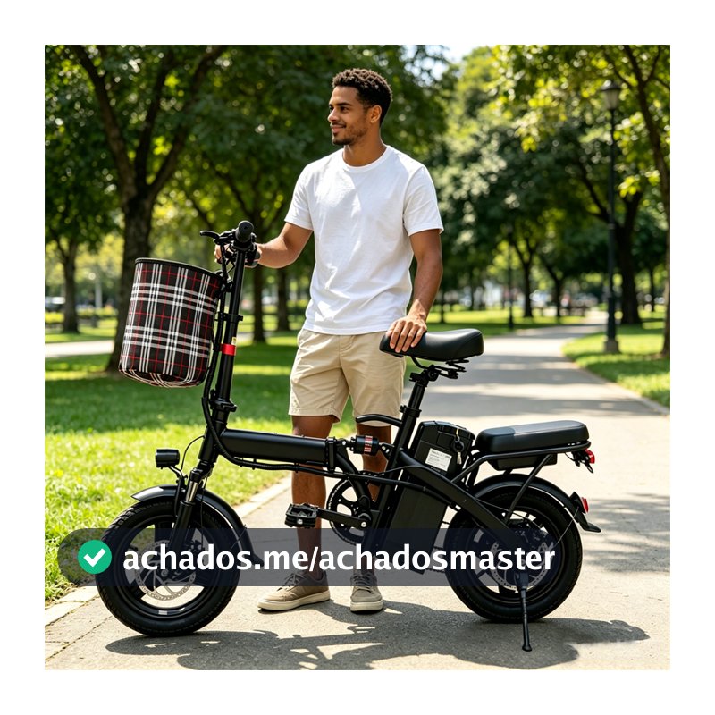 Bicicleta EléTrica DobráVel Para Adultos 9Cavalo, Pedal Tripulado, Compras Ao Ar Livre, Viagem Bicicleta Scooter EléTric