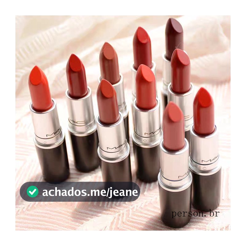 Novo Batom Matte Mac 3.5g, Maquiagem Luxuosa, Matte Mac Kiss Batom 3.5g Cosmetics Powder Kiss Liquid Lipcolor 5ml