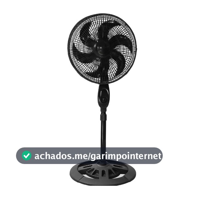Ventilador De Coluna De Chão Turbo Vento Forte 3 Velocidades 110v/220v