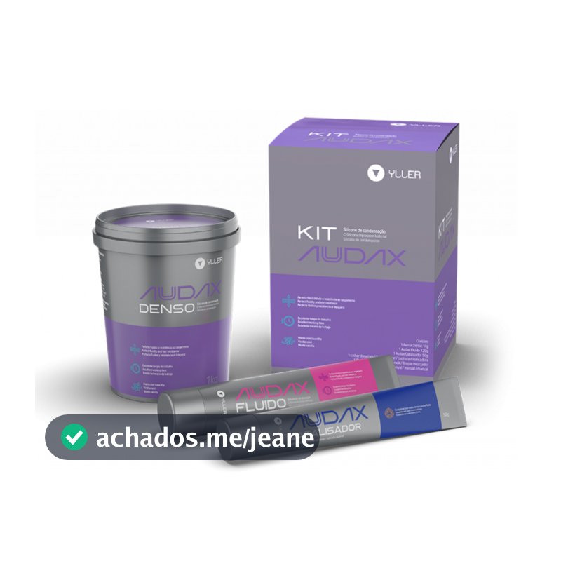 Silicone de Condensação Audax 1kg Yller | Alta Precisão para Moldagens Odontológicas