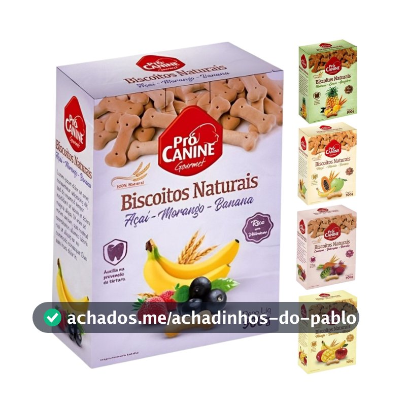 Petisco Biscoito Natural para Cachorro PróCanine 300g