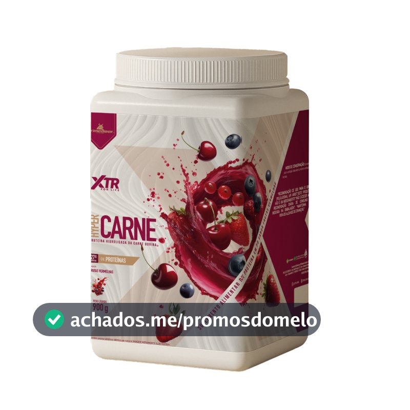 Hyper Carne Beef Protein Hidrolizado Zero Lactose Lowcarb Frutas Vermelhas