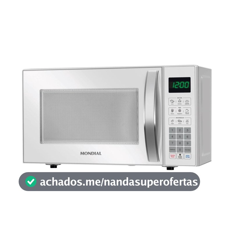 Micro-ondas 21 Litros 1200w Mondial MO-01-21-W Branco 127V