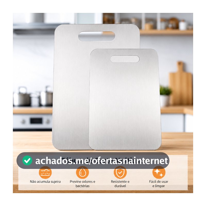 Tábua De Corte Aço Inoxidável Antibacteriana Antimofo À Prova De Mofo Cozinha Carnes Frutas