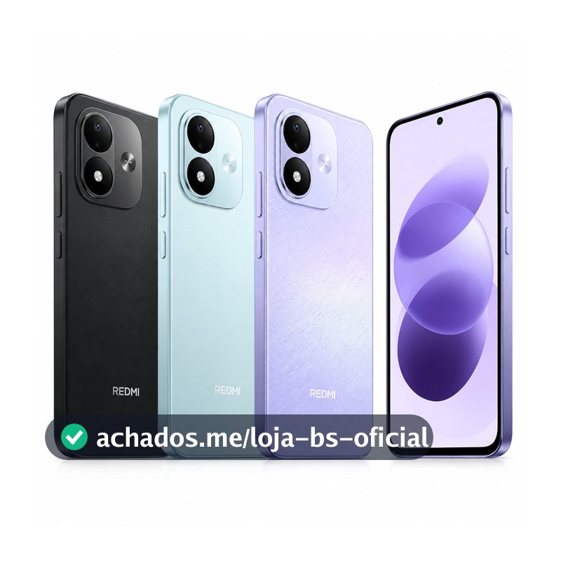 Redmi Note 17 4G 128GB/256GB Tela 6.9” 120Hz Bateria 7500mAh Carregamento 45W