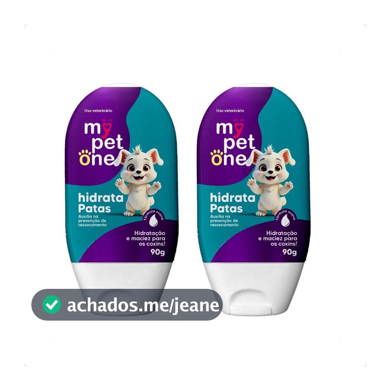 Kit 2 Hidratante Para Patas Pet 90g Mypetone Cães E Gatos