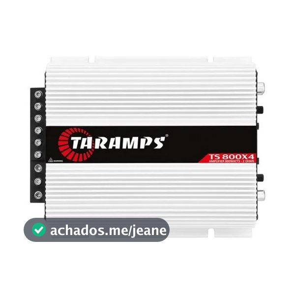 Modulo Amplificador Taramps Ts800 800w Rms 4 Canais 2 Ohms