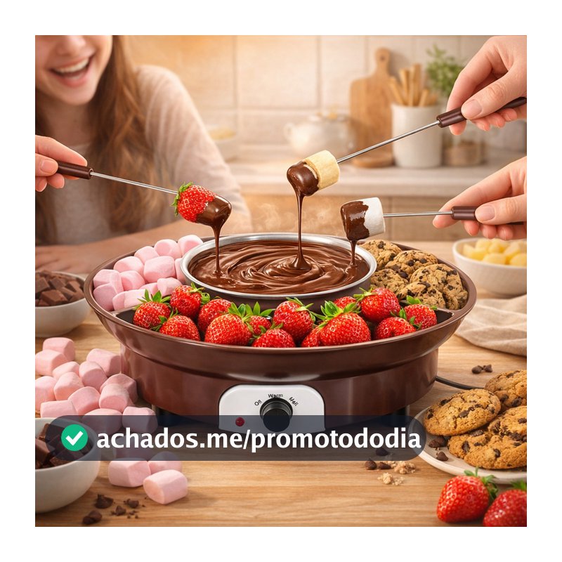 Conjunto De Fondue De Fusão , Máquina Aquecedora De Fonte Chocolate Fofa Para Queijo , Manteiga , Doces