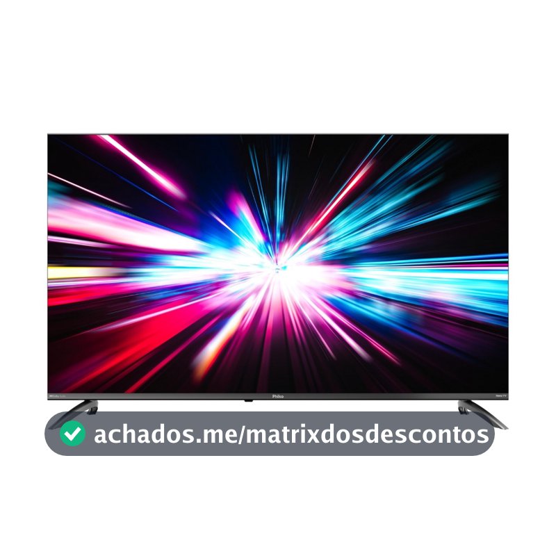 SMART TV PHILCO 50" 4K UHD ROKU TV HDR10 DOLBY AUDIO P50CRB SPACE GRAY
