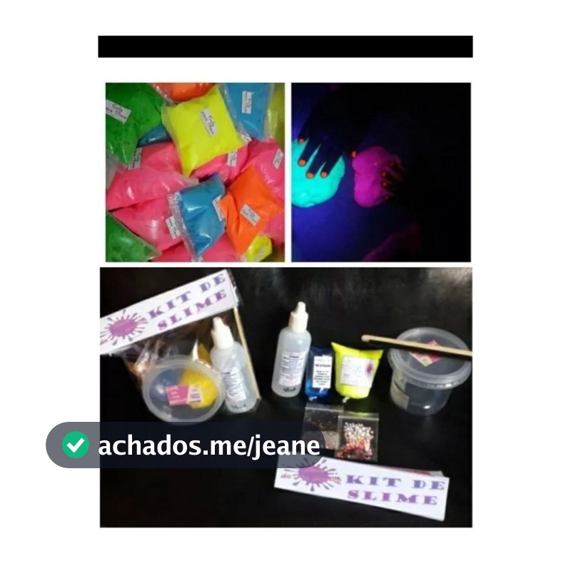 10 Kits de Slime de 65ml ou 100ml para lembrancinha evento festa