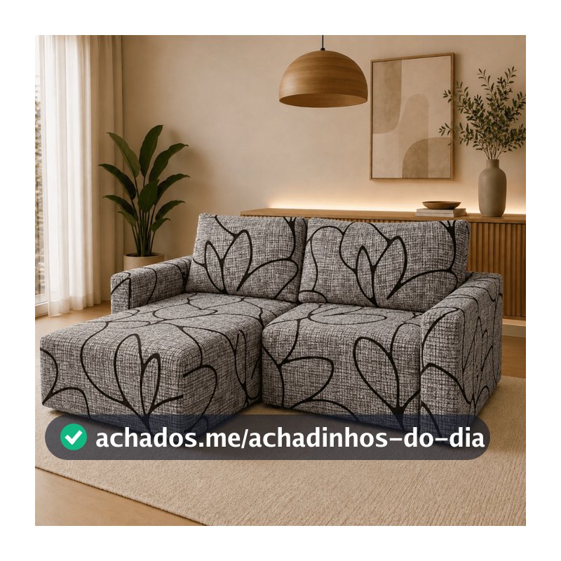 Capa para Sofá Retrátil ou Reclinável Kit 2 Módulos + Braço Malha Protetora Várias Cores e Estampas