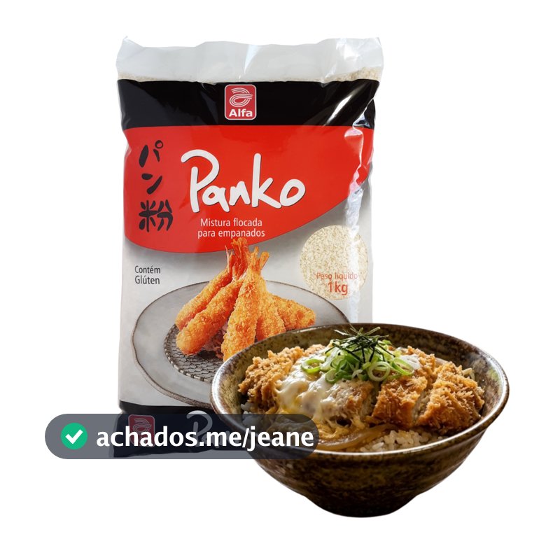Farinha Panko Flocada Mistura Para Empanar Alfa 1kg