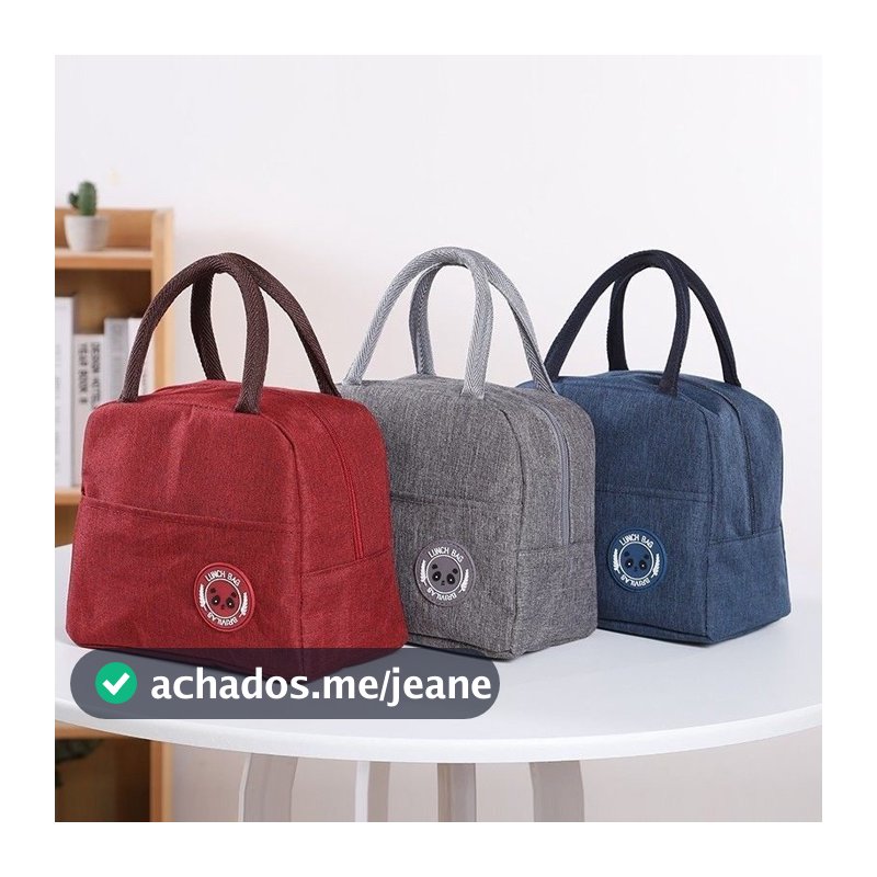 Kit 1,2 Bolsa Térmica para Marmita Portátil 6L Resistente Viagem Trabalho Escola Infantil Adulto