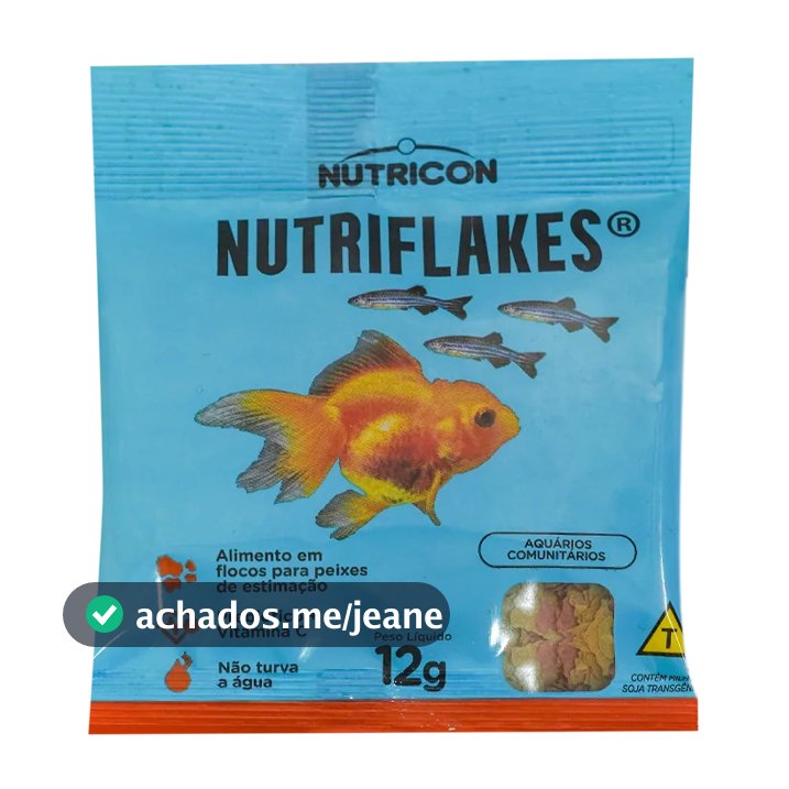 Nutricon Nutriflakes – Ração em Flocos 12 g para Peixes de Água Doce