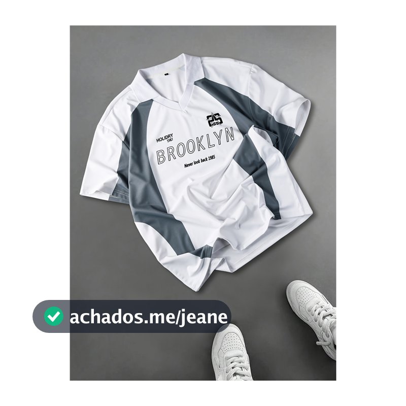 Camisa Polo Masculina Elegante Brooklyn Streetwear – Ajuste Solto , Tecido De Malha , Conforto Para Todas As Estações