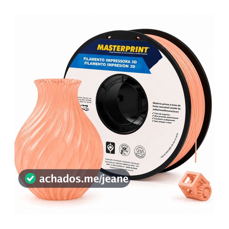 Filamento 3D - PETG Skin ( Salmão ) 1KG (1.75MM)