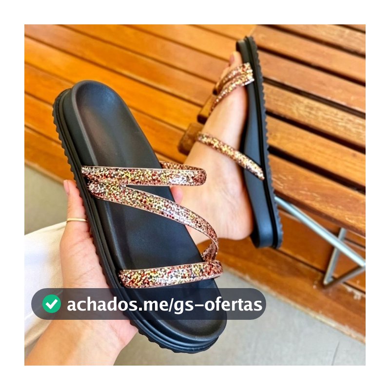 Papete Sandália Feminina Confortável Moda Delicada Leve Promoção