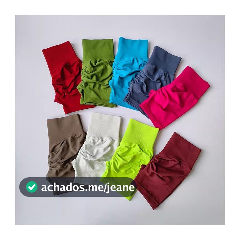 Verão Feminino Yoga Shorts De Cintura Alta Respirável Fitness Elevador Esportes Correndo Ciclismo Push-Up Treino Ginásio
