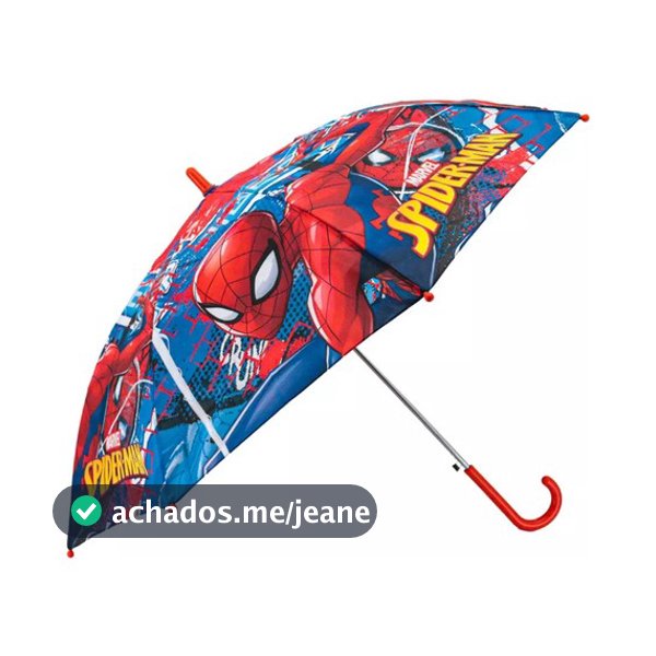 Guarda Chuva Sombrinha Automática Infantil Homem Aranha Tecido