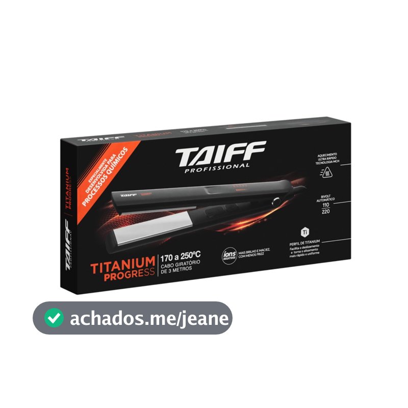 CHAPA TITANIUM PROGRESS BIVOLT TAIFF