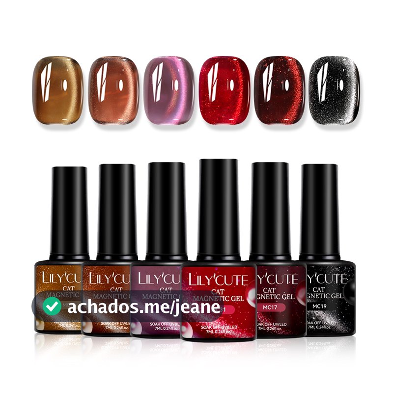 LILYCUTE 3/4/6 Cores Conjunto De Gel Magnético Olhos De Gato Esmalte Nail Art Manicure Soak Off LED UV Verniz Para Unhas