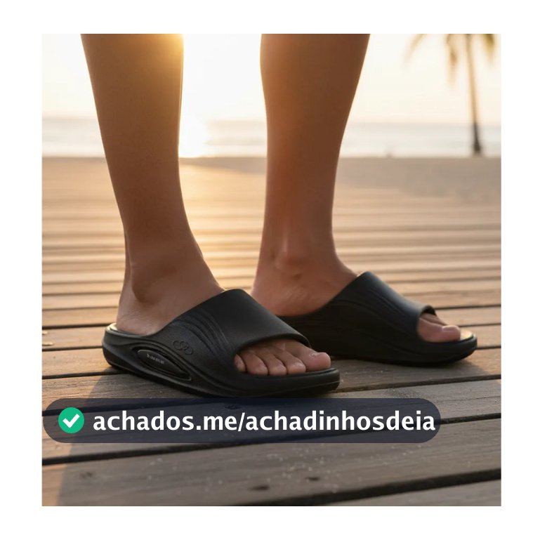 Chinelo Olympikus Slide Pleno Chinelo Premium Pós Corre Descanso Confortável Macio Original