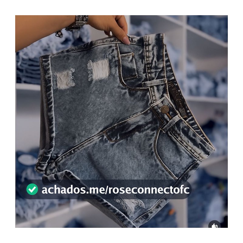 Short Jeans Feminino Cintura Alta Barra Virada Sem Lycra Blogueira Tendencia