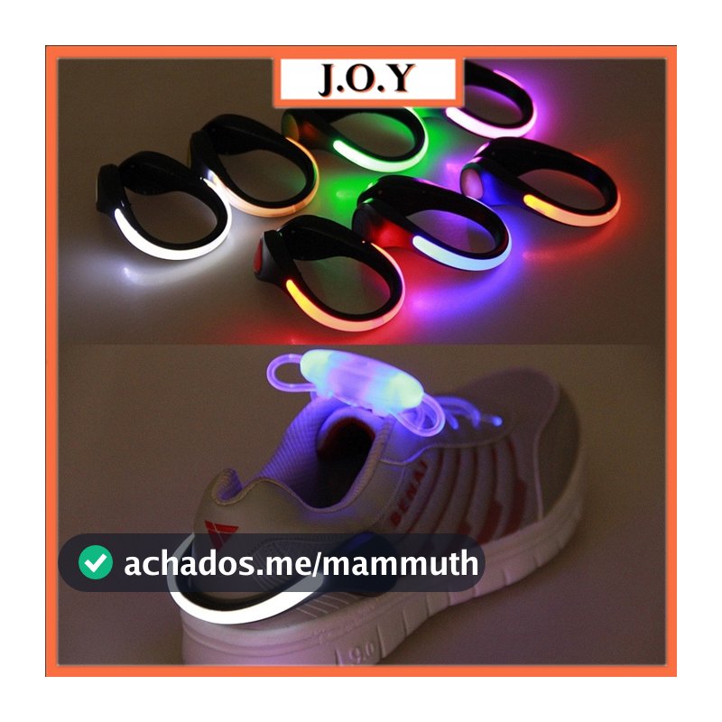Joy LED Luminoso Sapato Clipe Ao Ar Livre Noite Correndo Tênis Clipes De Aviso Segurança Esporte Ciclismo Acessórios # 2