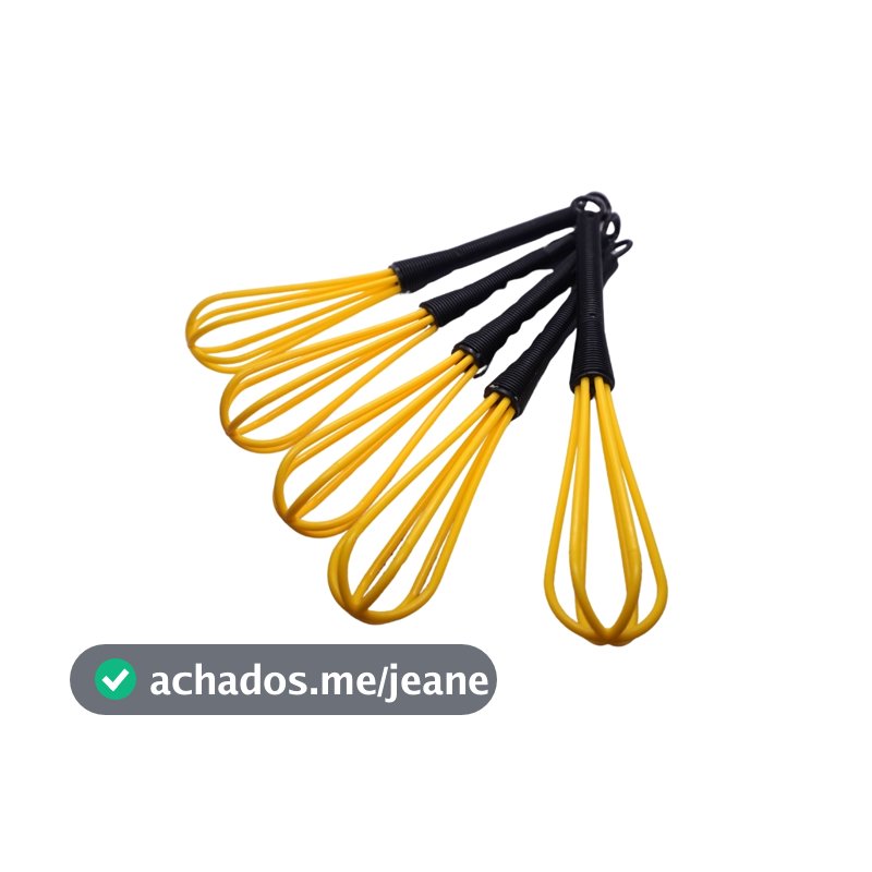 Conjunto 5 Batedores para Misturar Tinta e Coloração Para Tintura e Coloração de Cabelo, Estilo Fuer