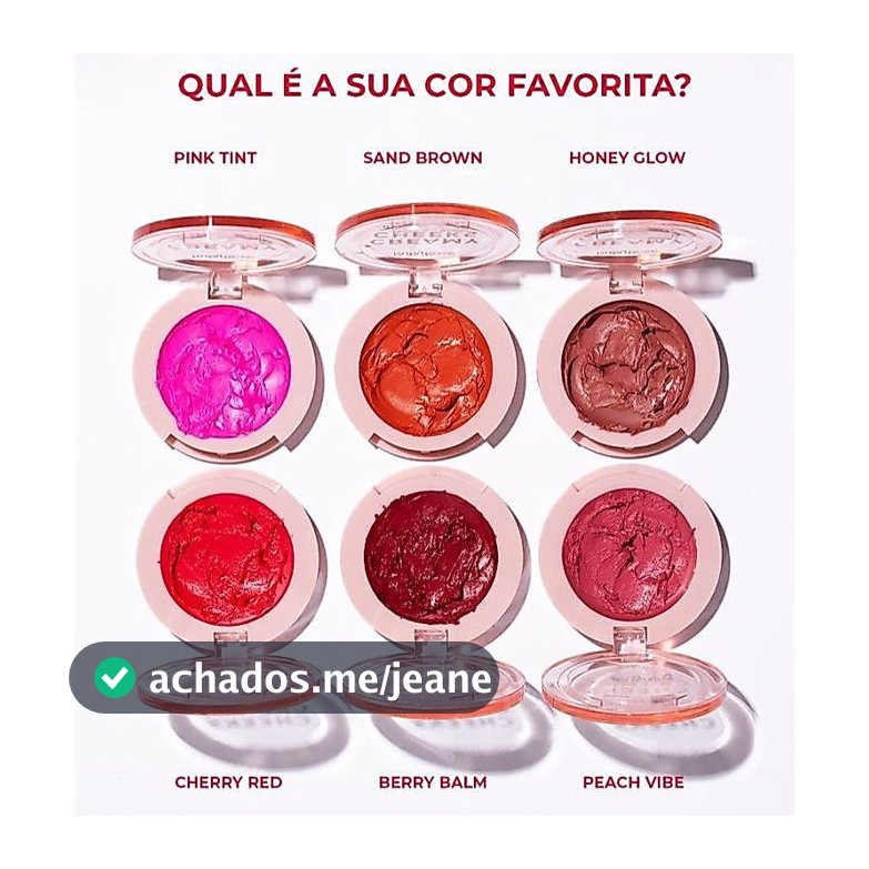 BLUSH CREMOSO CREAMY CHEEKS - RUBYROSE TEXTURA MACIA CREMOSA CORES LINDAS E PIGMENTADAS