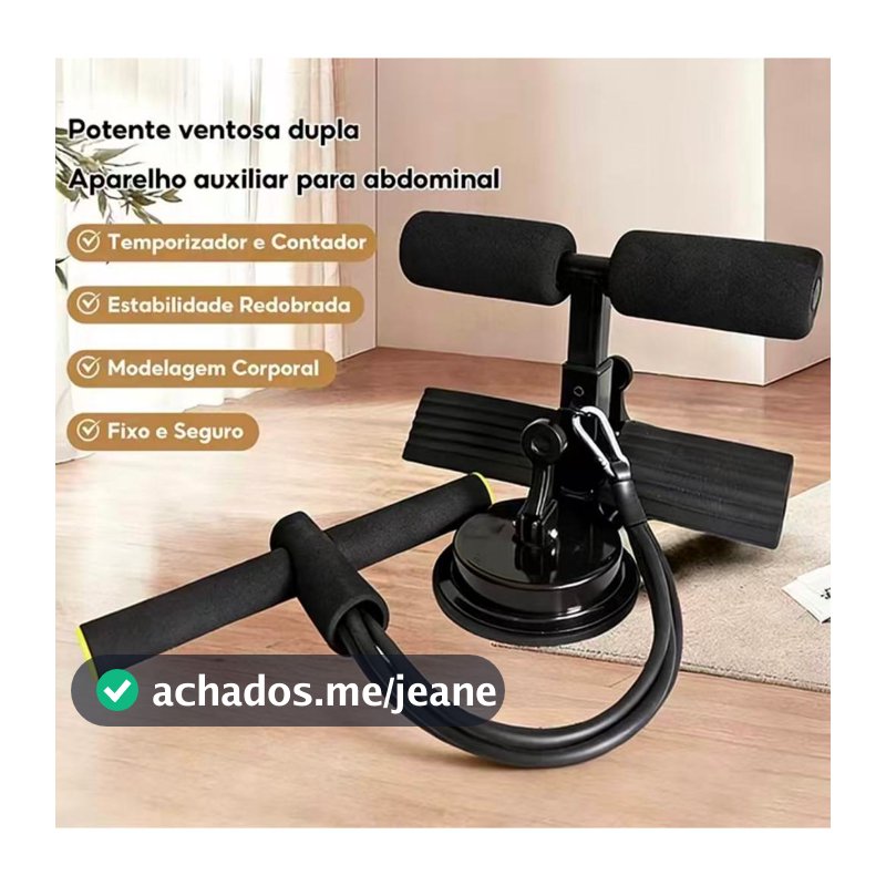 Barra de Apoio para Abdominal com Sucção Reforçada