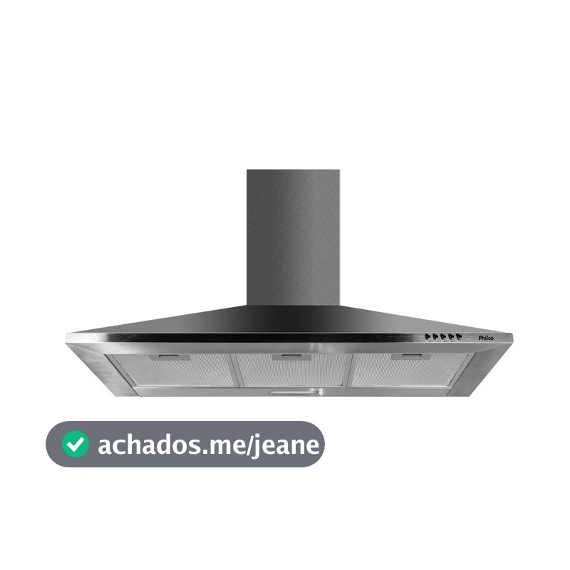 Coifa Pirâmide Philco 2 em 1 90cm Inox 6 Bocas PCO92I