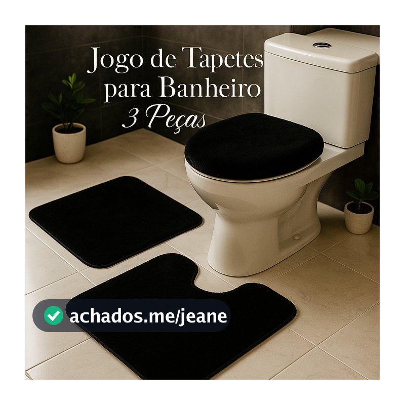 Jogos de Tapetes para Banheiro Peças