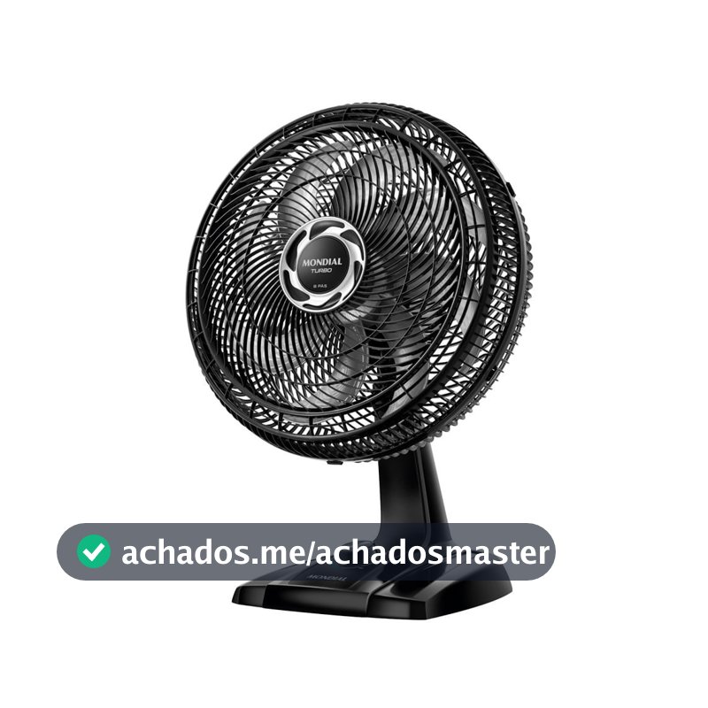 Ventilador de Mesa 40cm Mondial Turbo 8 Pás NVT408PB 127V