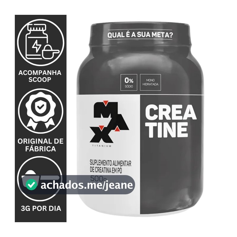 CREATINA MONOHIDRATADA POTE 500G