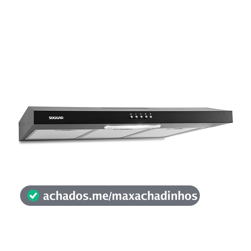 Depurador De Ar Slim Suggar 80cm Preto 127V - DPS181PT