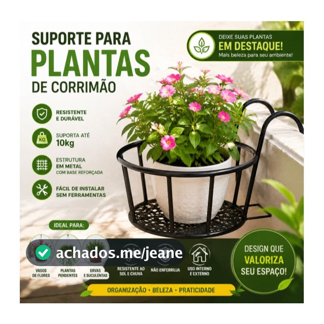Suporte Para Pendurar Vaso De Planta Parede
