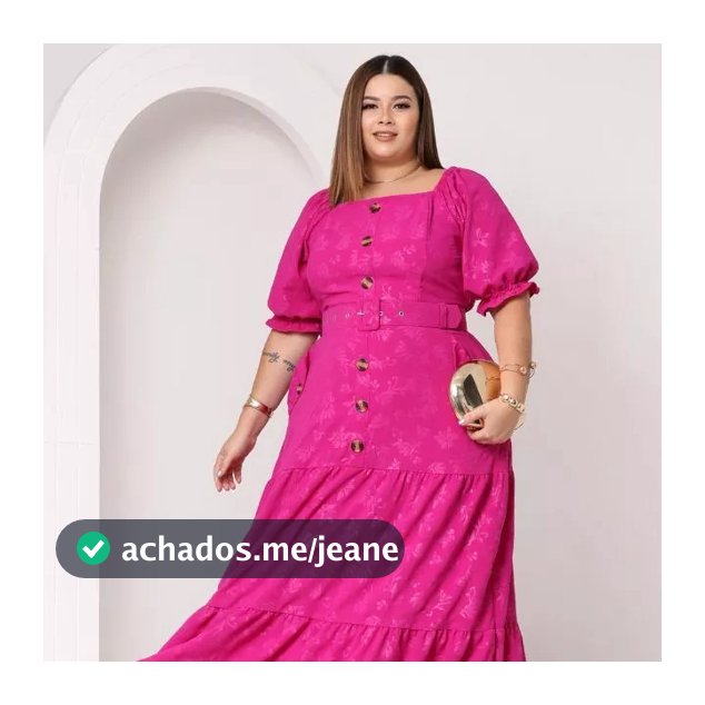 Vestido Feminino Longo com Cinto Tecido Duna floral 3D Plus Size