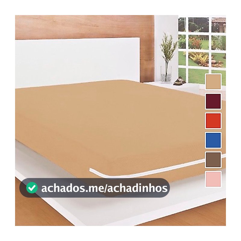 Capa Para Colchão Casal Queen Malha Gel Com Zíper Lateral Cores Variadas 40 Cm