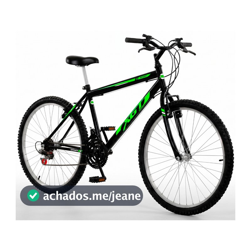 Bicicleta Aro 26 XGT Sport Infantil Adulto 18 Marchas Freio V-Brake