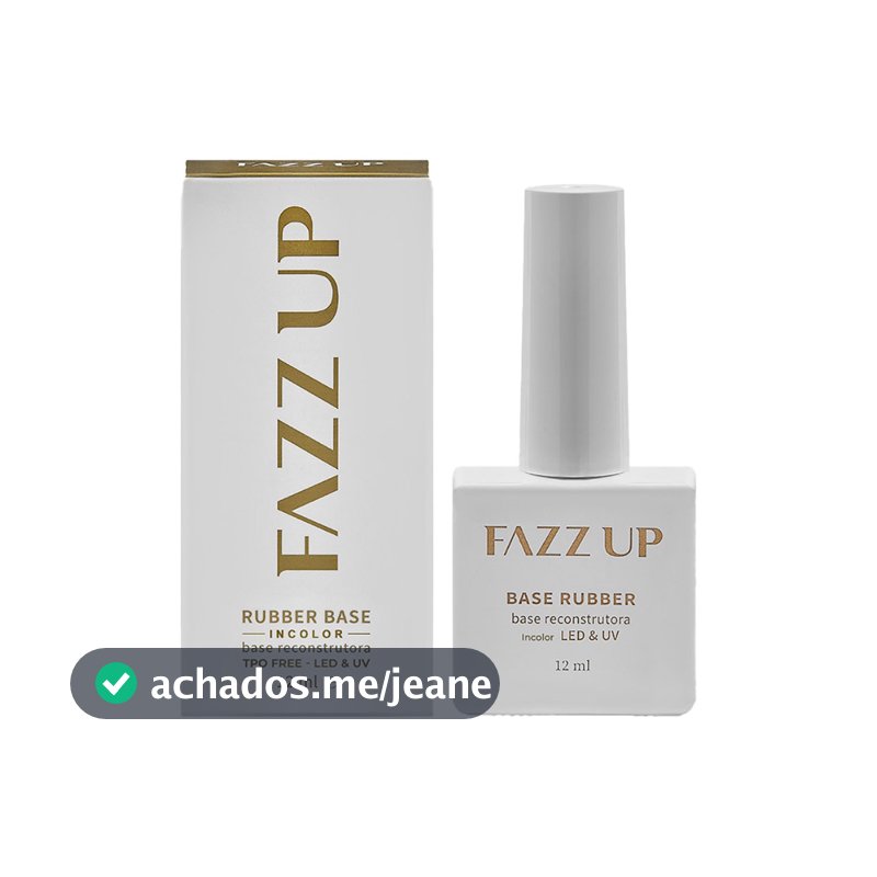 Gel Base Rubber Hipoalergênica 12ml - Fazz Up