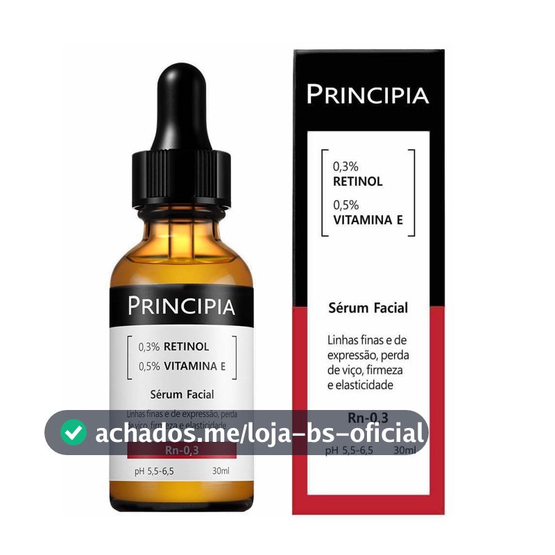Sérum Principia Retinol 0,3% + Vitamina E - Rn-0,3 Skincare