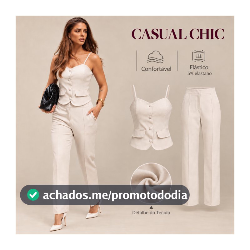 CONJUNTO CROPPED COM CALÇA SKINNY TECIDO PREMIUM ELEGANTE E CHIQUE MODELADOR POSTAMOS NO MESMO DIA
