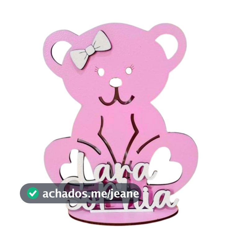 kit centro de mesa Urso, lembrancinha para chá de bebê e aniversário, revelação, decoração de festas