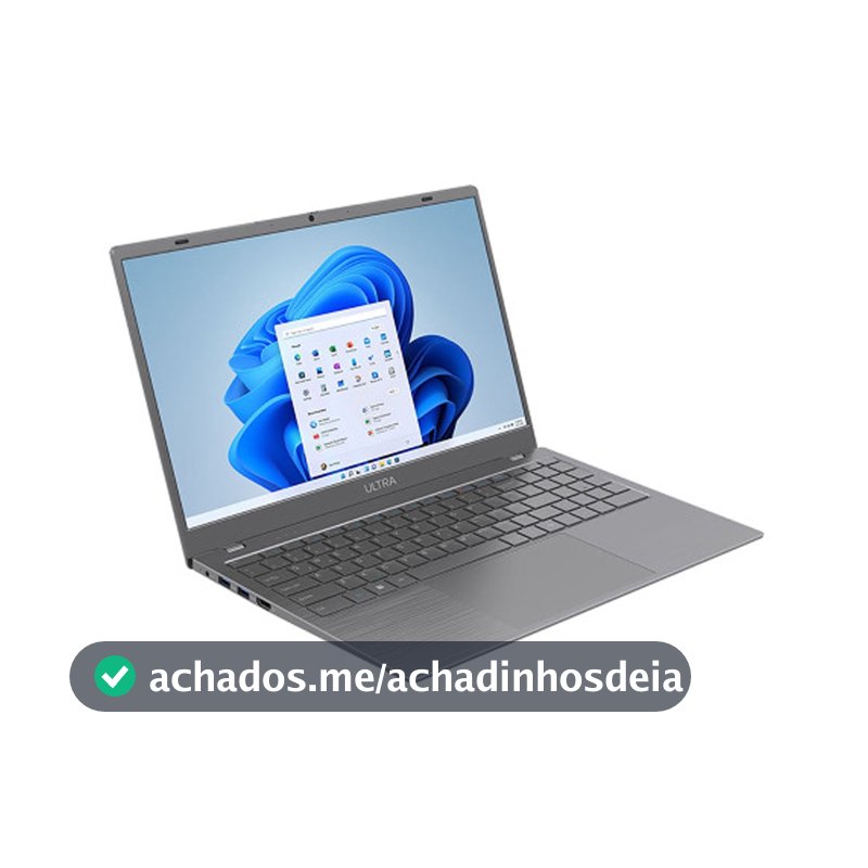 Notebook Windows 11 Home Tela 15.6 Pol. FHD Pentium Gold 6500Y 4GB 128GB e MMC Ultra UB365