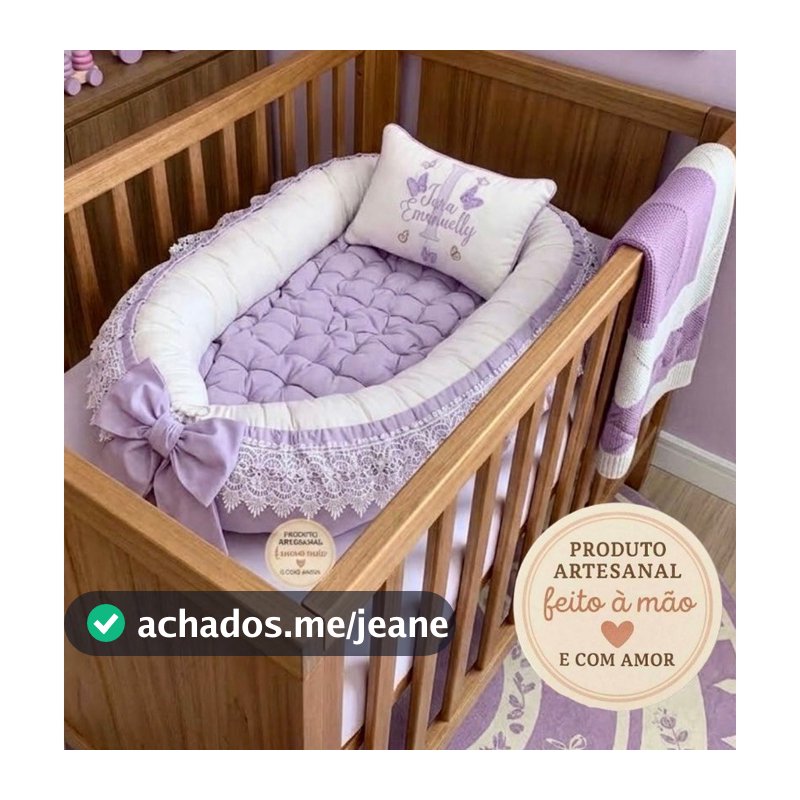 Ninho redutor luxo menina jardim encantado personalizado com nome