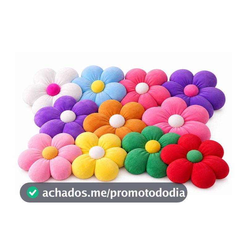 Almofada Decorativa Margarida - Conforto Floral e Versatilidade em Cores Vibrantes