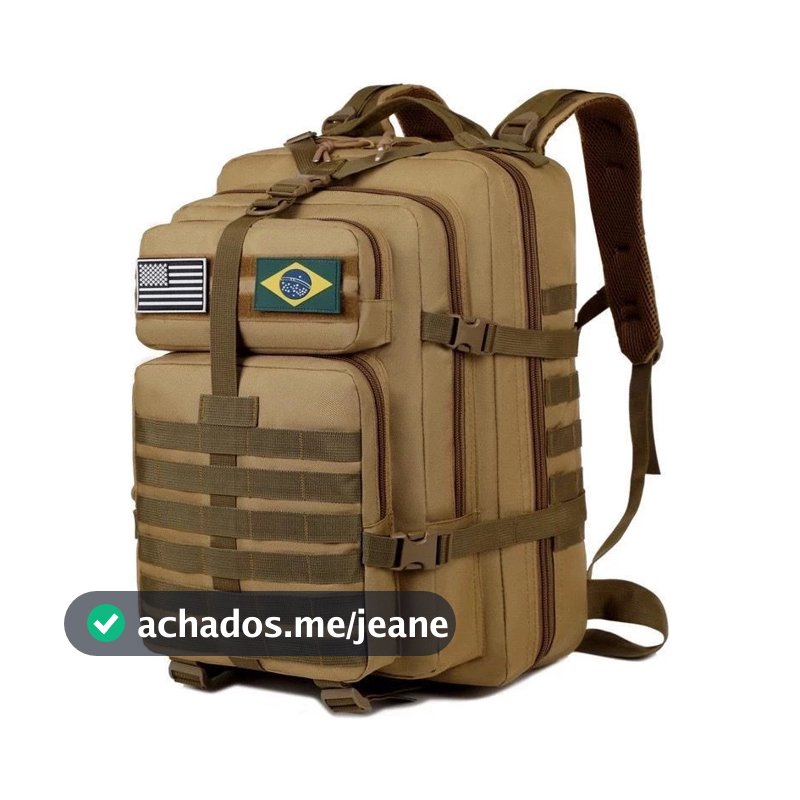 Mochila Tática Camping Militar 50 Litros Resistente A Água W03 Maxbel.Loja