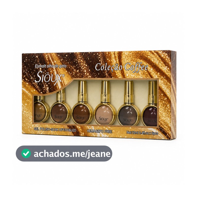 Esmalte Magnético Olho de Gato Coleção Coffee 12ml (Sem TPO) - Sioux