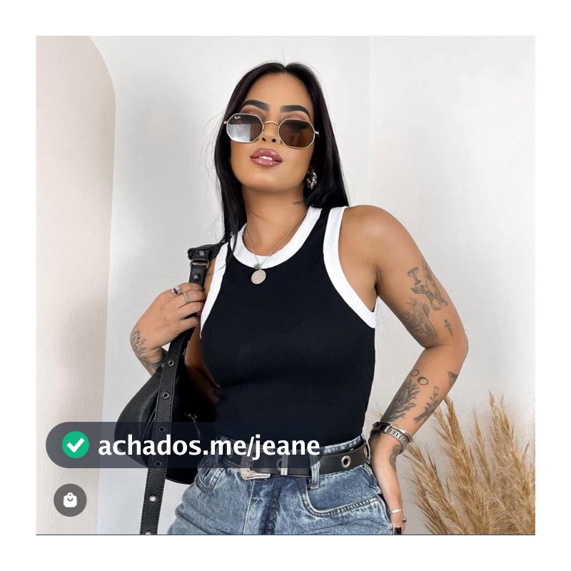 Kit 2 Blusas Feminina Bicolor Regata Canelada Ribana Premium Social Americana Basica Promoção Verão